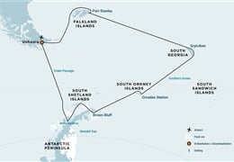 Falkland Islands - South Georgia - Antarctica (m/v Hondius)