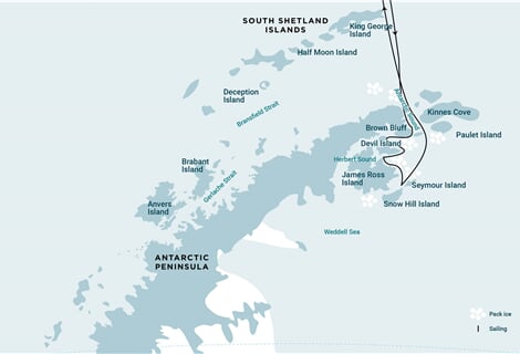 Antarctica - Weddell Sea Explorer Basecamp - free polar activities (kayaking, hiking, photo workshop) (m/v Ortelius)