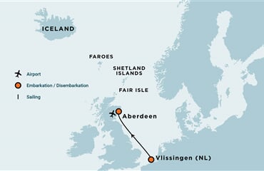 North Sea - Vlissingen to Aberdeen (m/v Ortelius)