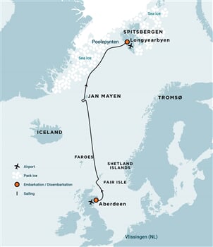 Trasa plavby Oceanwide Expedition OW-OTL02-26