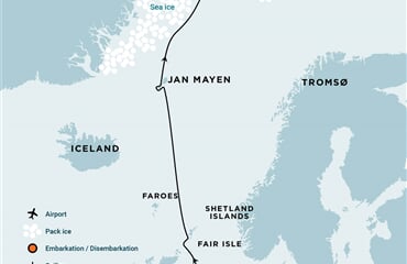 Arctic Ocean - Fair Isle, Jan Mayen, Ice Edge, Spitsbergen, Birding (m/v Ortelius)