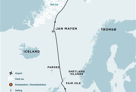 Arctic Ocean - Fair Isle, Jan Mayen, Ice Edge, Spitsbergen, Birding (m/v Ortelius)