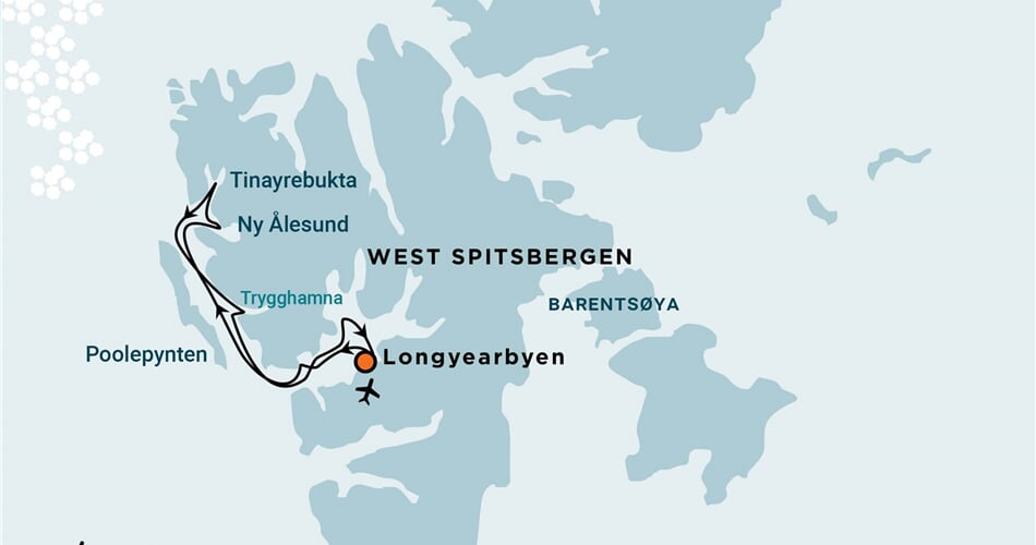 Trasa plavby Oceanwide Expedition OW-RVR08-26