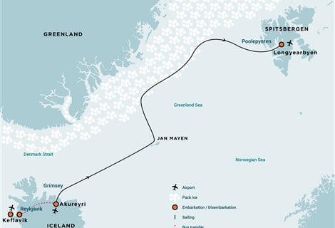 Arctic Ocean - Jan Mayen, Ice edge, Spitsbergen, Birding (m/v Hondius)