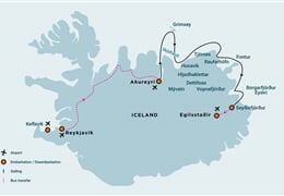 Northeast Iceland Explorer , Aurora Borealis, Hike & Sail - Incl. Bus back up (s/v Rembrandt van Rijn)