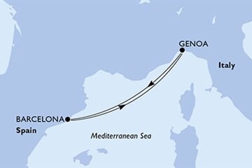 MSC MAGNIFICA - Spanyolország, Olaszország (a Barcelona-ből)