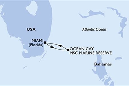 MSC SEASIDE - Amerikai Egyesült Államok, Bahamaszigetek (a Miami-ből)