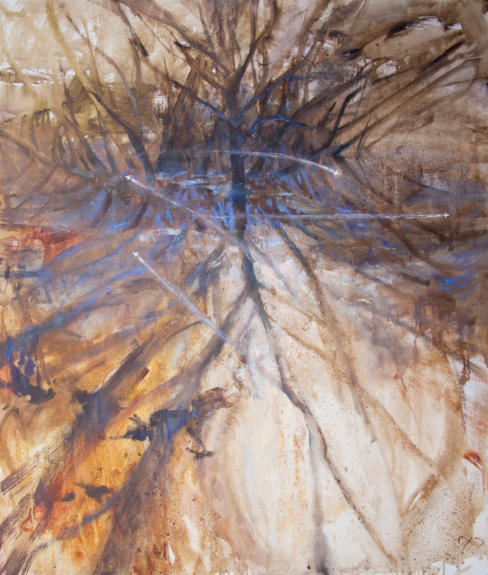 Adéla Topolová: Letadla, 105 × 90 cm