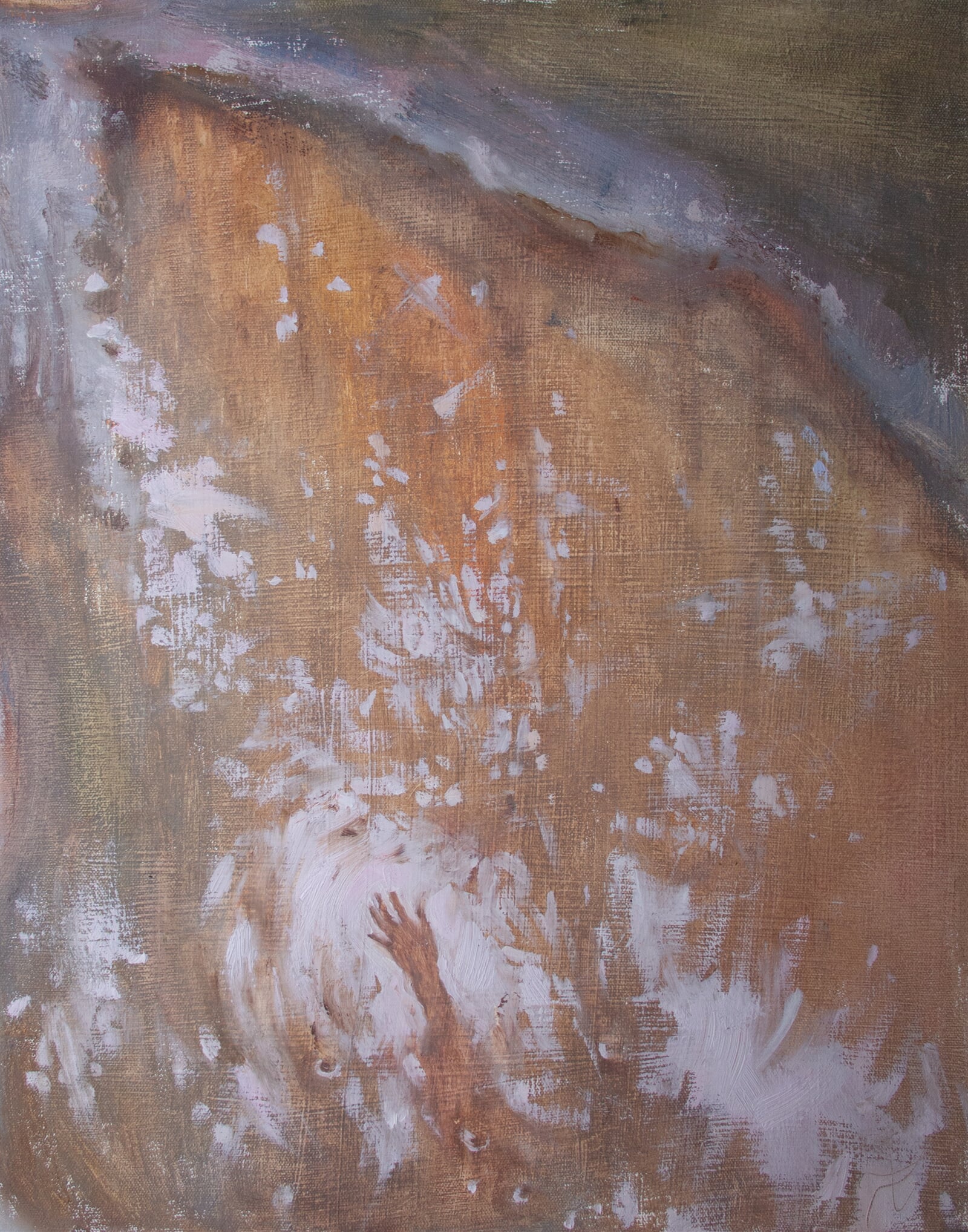 Adéla Topolová: Kaluž, 50 × 45 cm