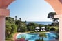 Výhled z jednoho z pokojů Deluxe, Villasimius, Sardinie