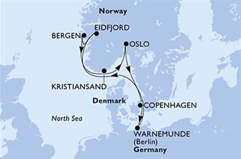 MSC Magnifica - Dánsko, Německo, Norsko (z Kodaně)