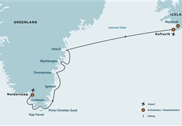 South Greenland Explorer, Aurora Borealis, Incl. flight from Copenhagen to Narsarsuaq (m/v Plancius)