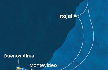 Costa Diadema - Brazílie, Argentina, Uruguay (Itajaí)