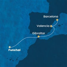 Costa Fortuna - Portugalsko, Velká Británie, Španělsko (Funchal)