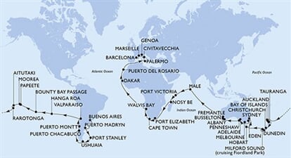 MSC Magnifica - Argentina, Falklandy, Chile, Pitcairn, Franc. Polynésie, ... (Buenos Aires)