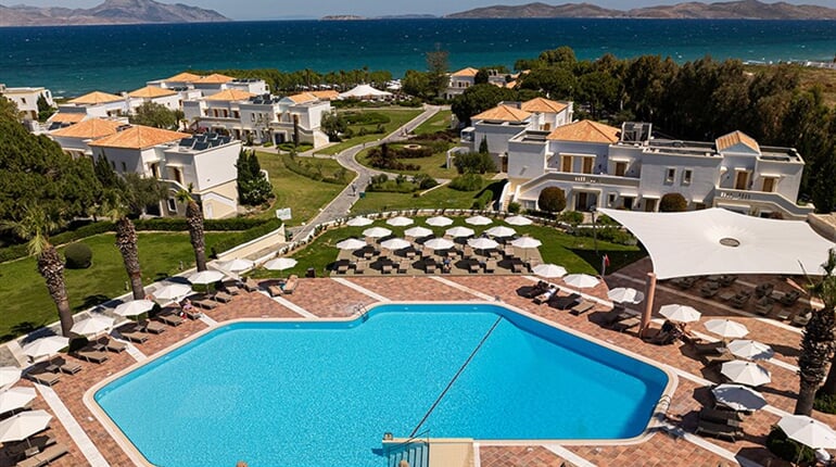 Hotel Neptune Luxury Resort: fotografie vybavení exteriérů a interiérů ubytování.
