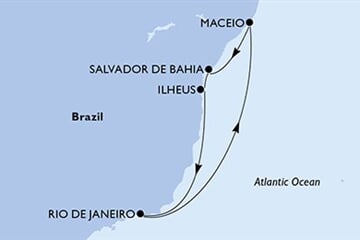 MSC ARMONIA - Brazília (a Salvador de Bahia-ből)