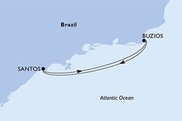 MSC Preziosa - Brazílie (Santos)