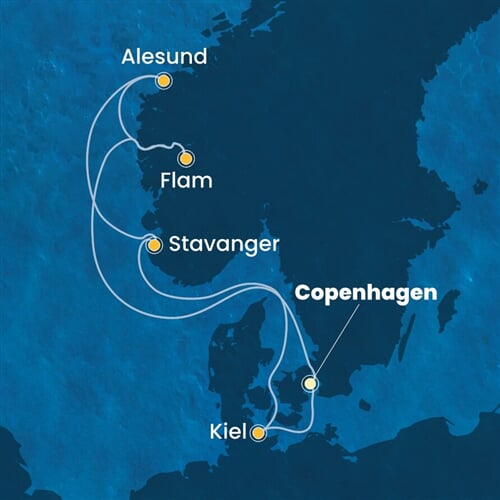 Trasa plavby CDI-CPH07A2D