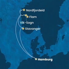 Costa Favolosa - Německo, Norsko (Hamburk)