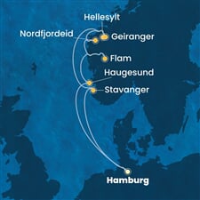 Costa Favolosa - Německo, Norsko (Hamburk)