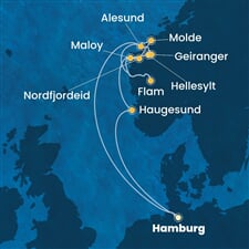 Costa Favolosa - Německo, Norsko (Hamburk)