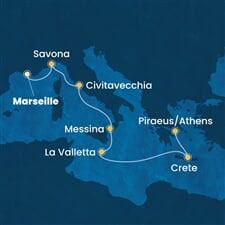 Costa Fortuna - Francie, Itálie, Malta, Řecko (z Marseille)