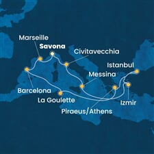 Costa Fortuna - Itálie, Turecko, Řecko, Tunisko, Španělsko, ... (ze Savony)