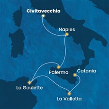 Costa Fascinosa - Itálie, Tunisko, Malta (z Civitavecchie)