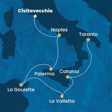 Costa Fascinosa - Itálie, Tunisko, Malta (z Civitavecchie)