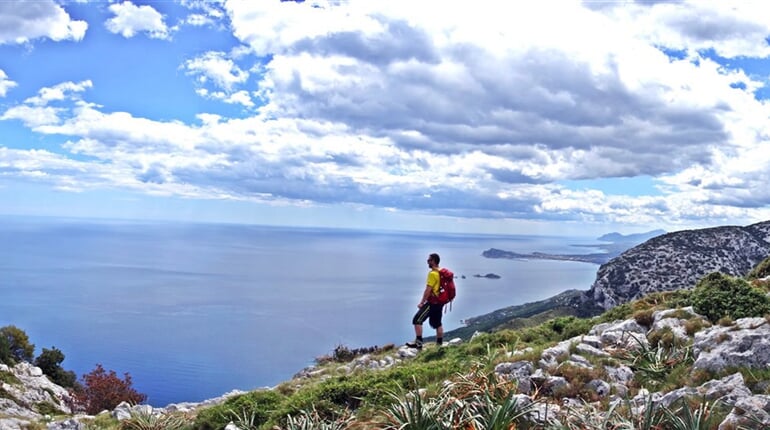 Trekking po východním pobřeží, Santa Maria Navarrese, Sardinie