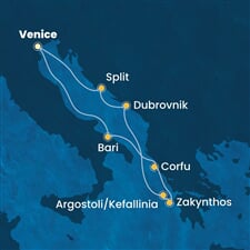 Costa Deliziosa - Itálie, Řecko, Chorvatsko (z Benátek)
