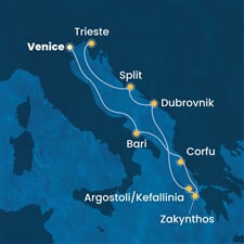 Costa Deliziosa - Itálie, Řecko, Chorvatsko (z Benátek)