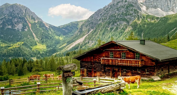 Dachstein alm a nádherná příroda