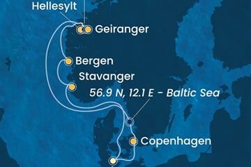Costa Diadema - Německo, Dánsko, Norsko (z Kielu)