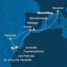 Costa Fortuna - Francie, Itálie, Španělsko, Portugalsko (z Marseille)