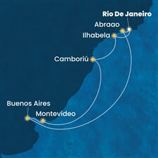 Costa Favolosa - Brazílie, Argentina, Uruguay (z Rio de Janeira)