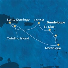 Costa Fascinosa - Nizozemské Antily, Panenské o. (britské), Dominikán.rep. (Pointe-a-Pitre)