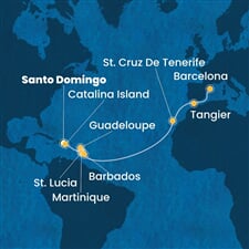 Costa Fascinosa - Dominikán.rep., Nizozemské Antily, Španělsko, Maroko (Santo Domingo)