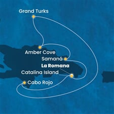 Costa Pacifica - Dominikán.rep., Turks a Caicos (z La Romana)