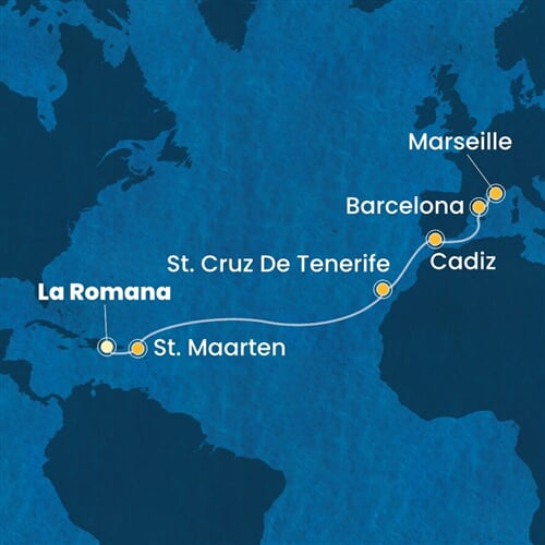 Trasa plavby CPA-LRM14A0Z