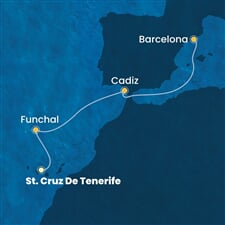 Costa Fortuna - Španělsko, Portugalsko (Santa Cruz de Tenerife)