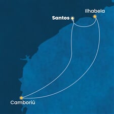 Costa Favolosa - Brazílie (Santos)