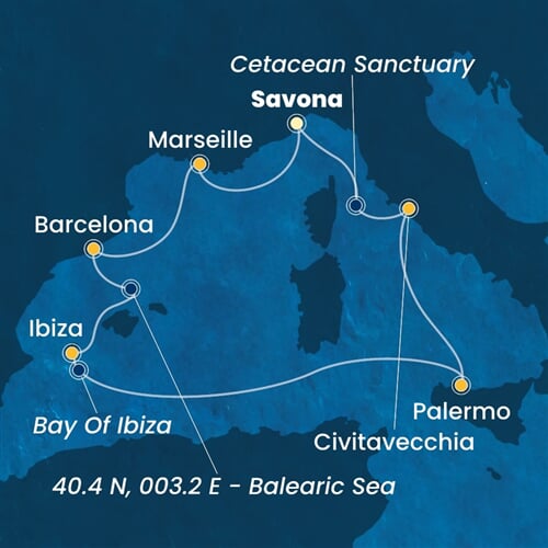 Trasa plavby CTO-SVN07A4U
