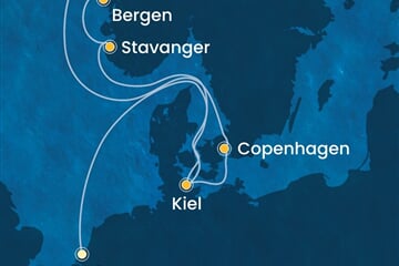 Costa Diadema - Nizozemí, Německo, Dánsko, Norsko (Rotterdam)