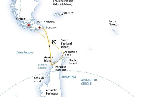 Antarctic Express: Cruise South, Fly North (Ocean Explorer)