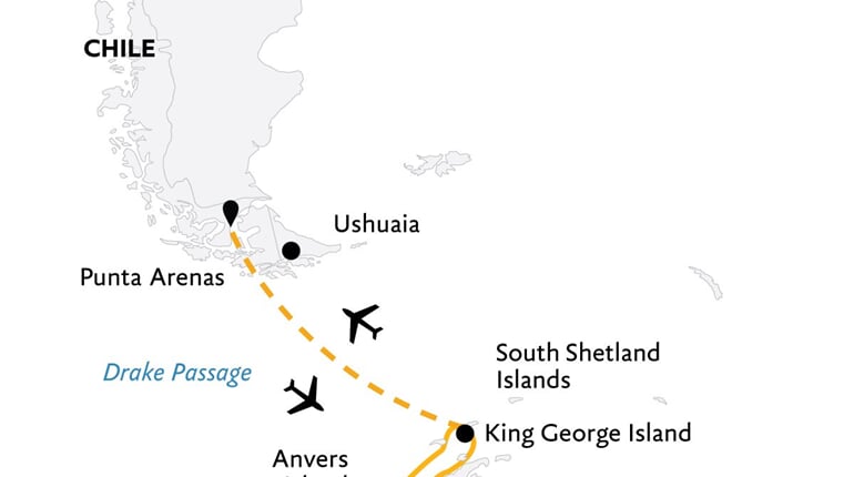 Trasa plavby QE-WVO116726
