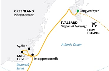 Three Arctic Islands: Iceland, Greenland, Spitsbergen (Ultramarine)