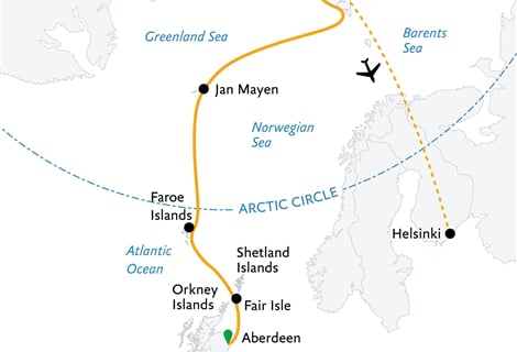 Arctic Saga: Exploring Spitsbergen via the Faroes and Jan Mayen (Ultramarine)