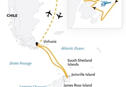 Antarctica By Helicopter: Icebergs, Mountains and Remote Lands? (Ultramarine)